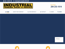 Tablet Screenshot of industrialtrailersales.com